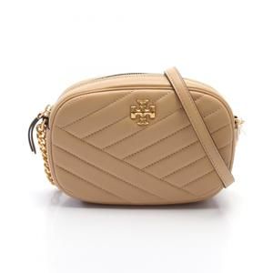 TORY BURCH Beige Leather Shoulder Bag